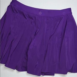lululemon athletica Purple Pleated Skater Skirt